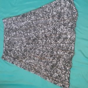 PREMISE BLACK AND WHITE PRINT, PULL ON, LONG, XL